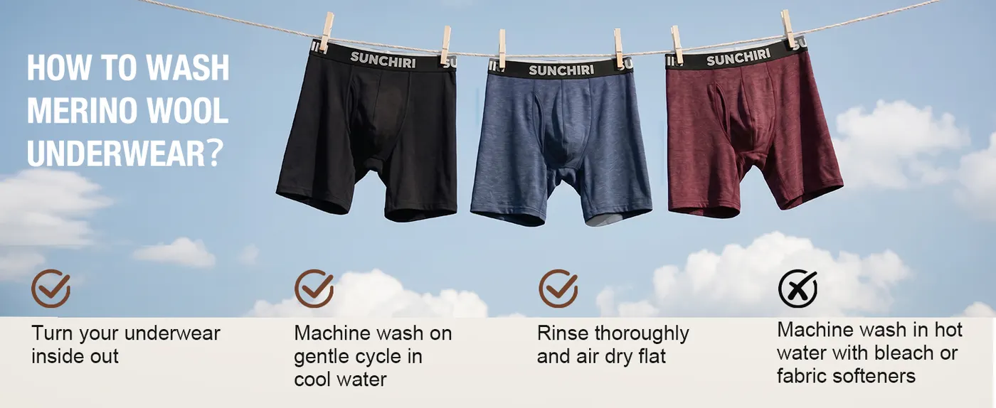 Men's Merino Wool Big and Tall Boxer Briefs (4 Pack), Anti Chafing Moisture Wicking Underwear, No Ride Up, XL-6XL, panel 10 of 10